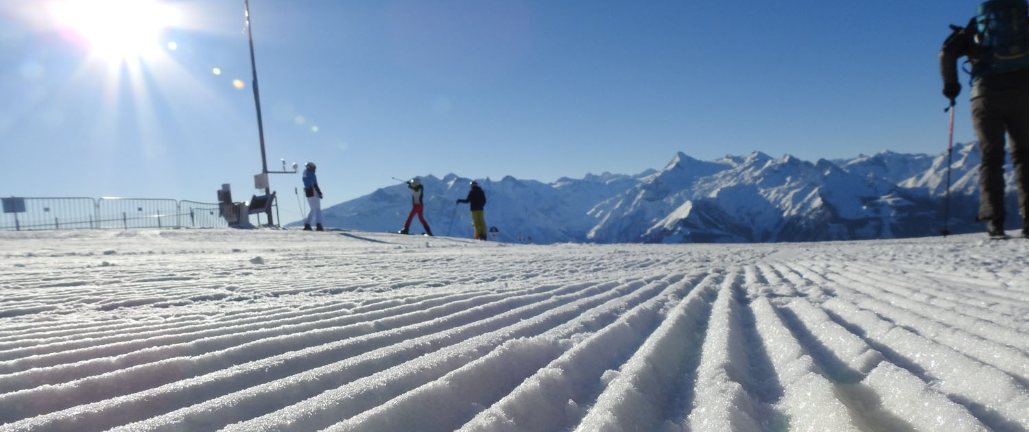 Schmittenhöhe mit Blick auf Kitzsteinhorn