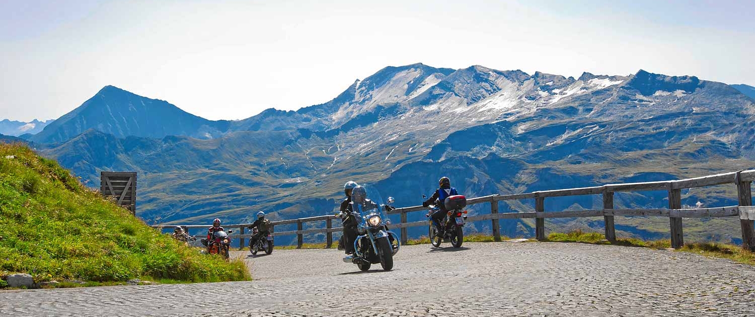 Motorradfahren auf der Großglocknerstraße