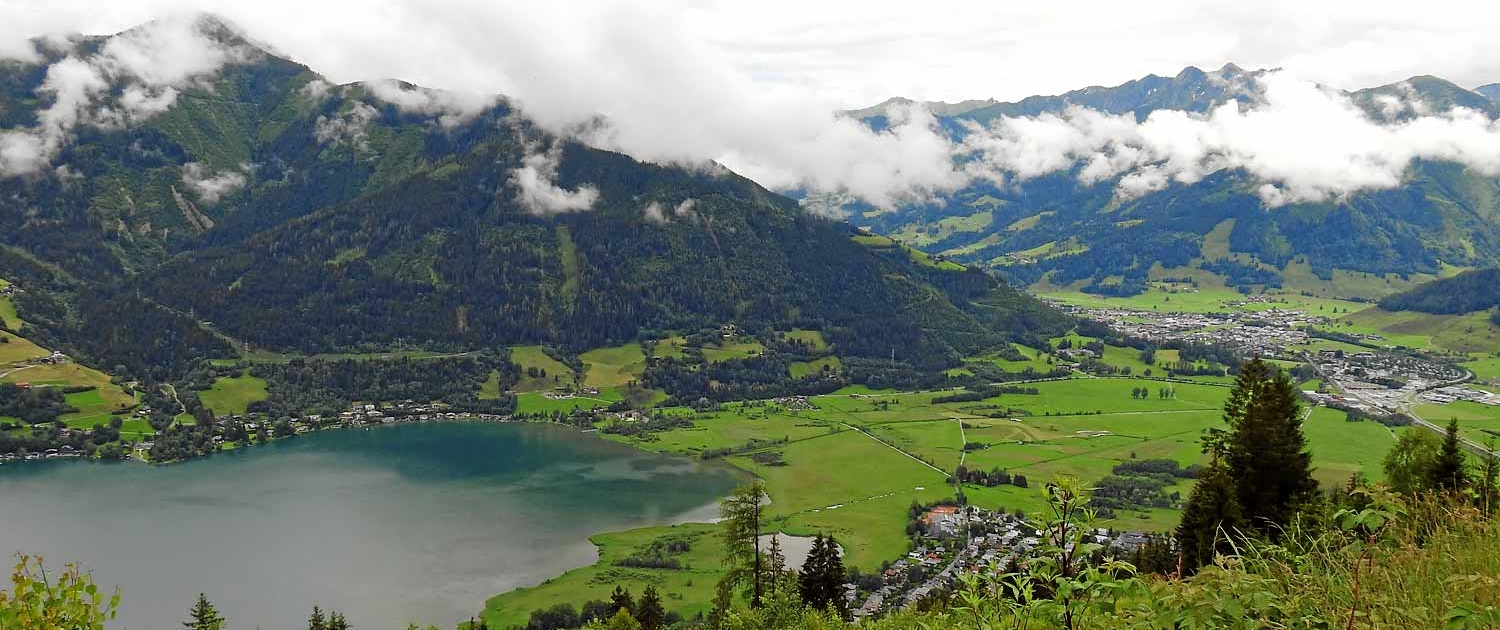 Blick vom Speichersee Mittelstation Richtung Bruck a. d. Glocknerstraße